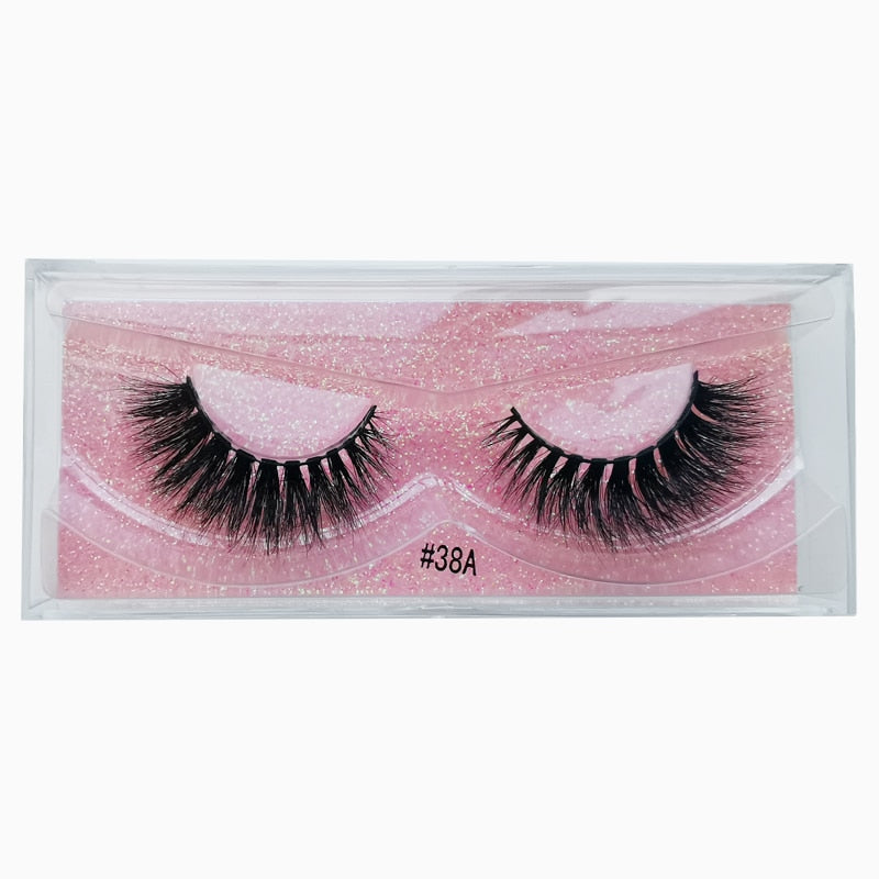 Pair 3D Mink Lashes Cruelty Free Eyelashes