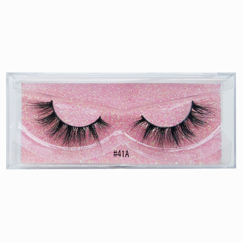 Pair 3D Mink Lashes Cruelty Free Eyelashes