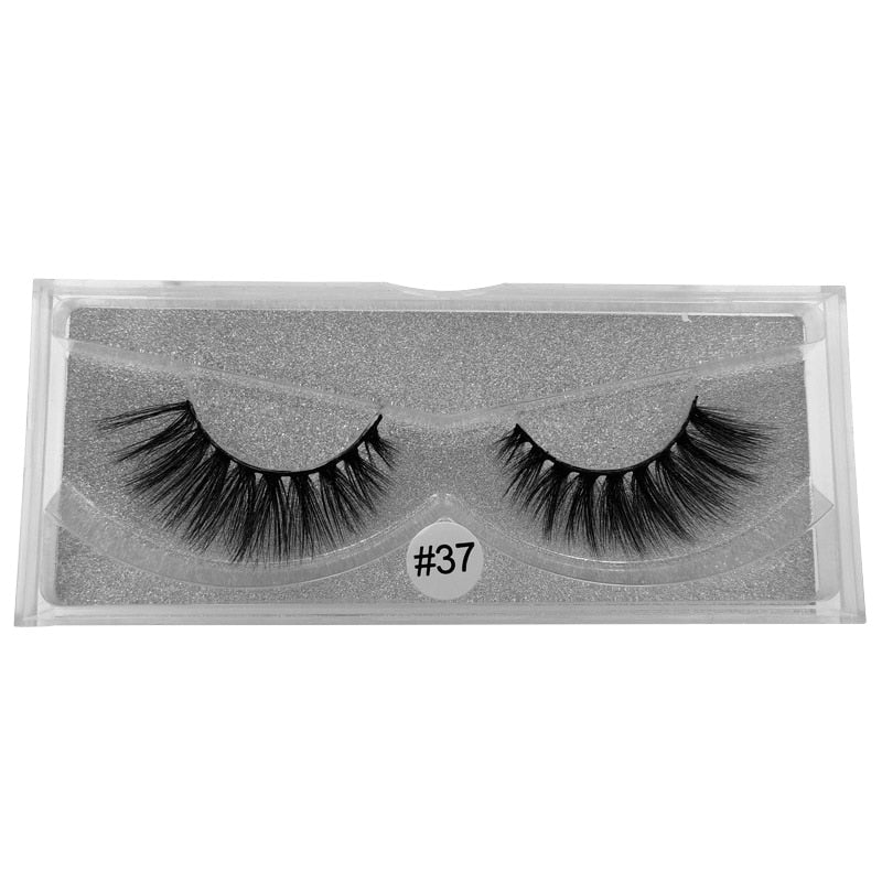 Pair 3D Mink Lashes Cruelty Free Eyelashes