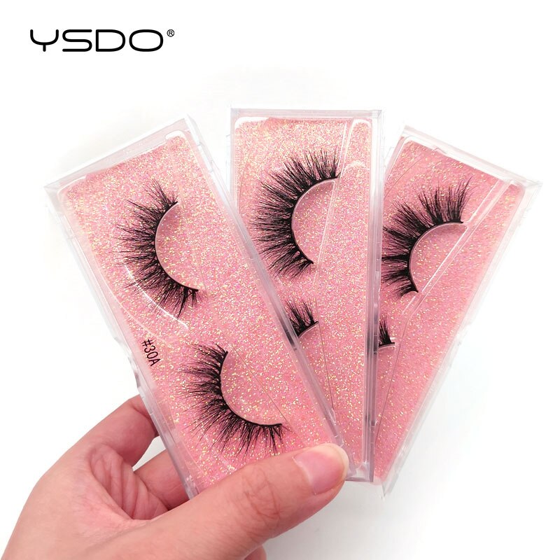 Pair 3D Mink Lashes Cruelty Free Eyelashes