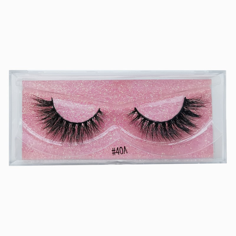 Pair 3D Mink Lashes Cruelty Free Eyelashes