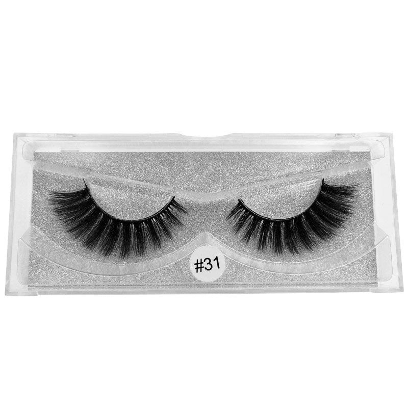 Pair 3D Mink Lashes Cruelty Free Eyelashes