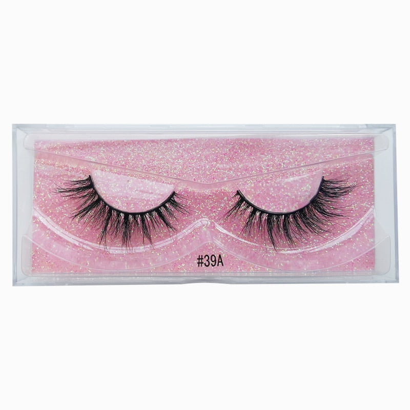 Pair 3D Mink Lashes Cruelty Free Eyelashes