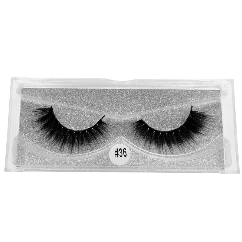 Pair 3D Mink Lashes Cruelty Free Eyelashes