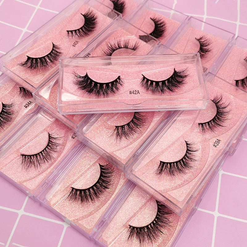 Pair 3D Mink Lashes Cruelty Free Eyelashes