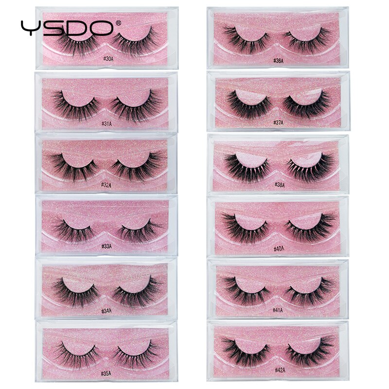 Pair 3D Mink Lashes Cruelty Free Eyelashes