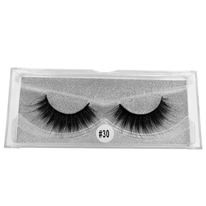 Pair 3D Mink Lashes Cruelty Free Eyelashes