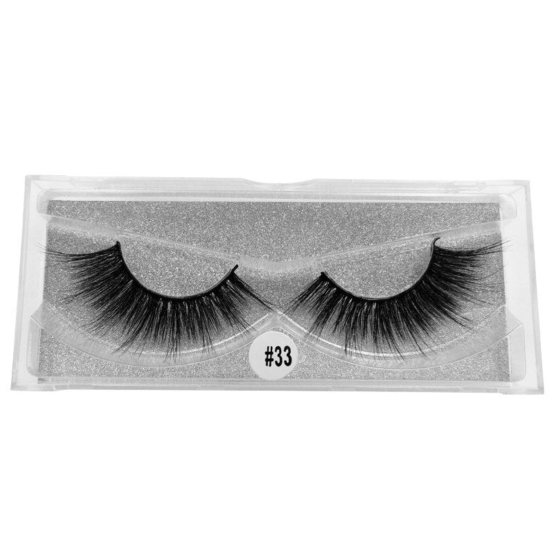 Pair 3D Mink Lashes Cruelty Free Eyelashes