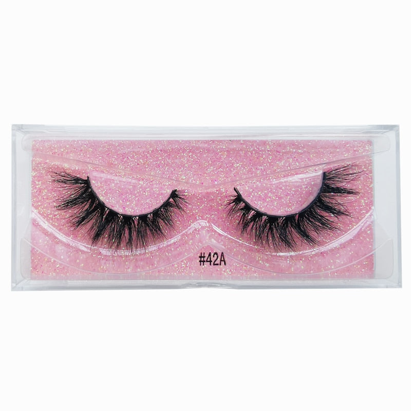 Pair 3D Mink Lashes Cruelty Free Eyelashes