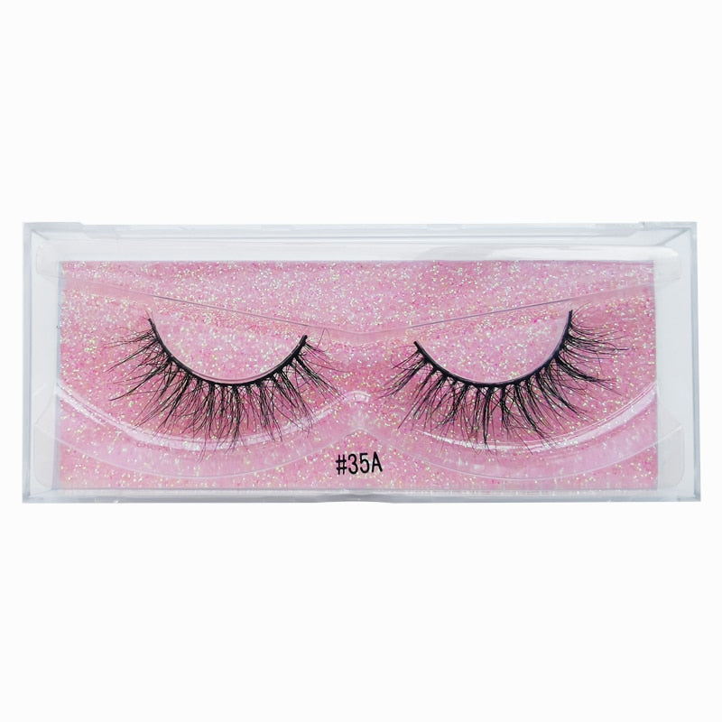 Pair 3D Mink Lashes Cruelty Free Eyelashes