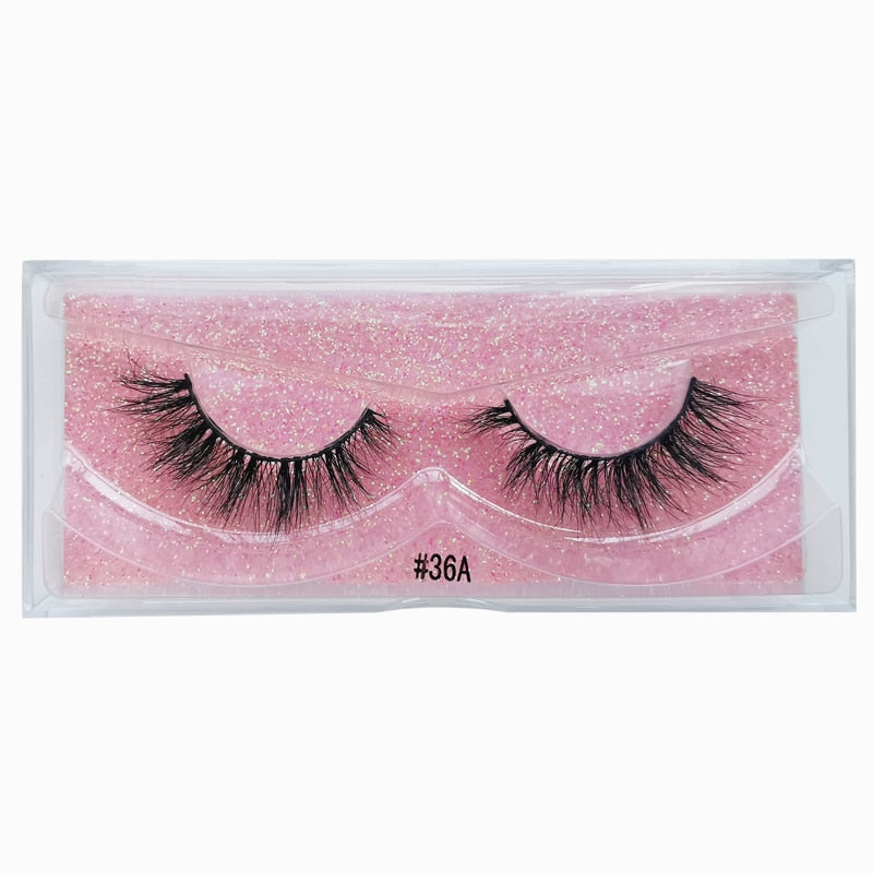 Pair 3D Mink Lashes Cruelty Free Eyelashes